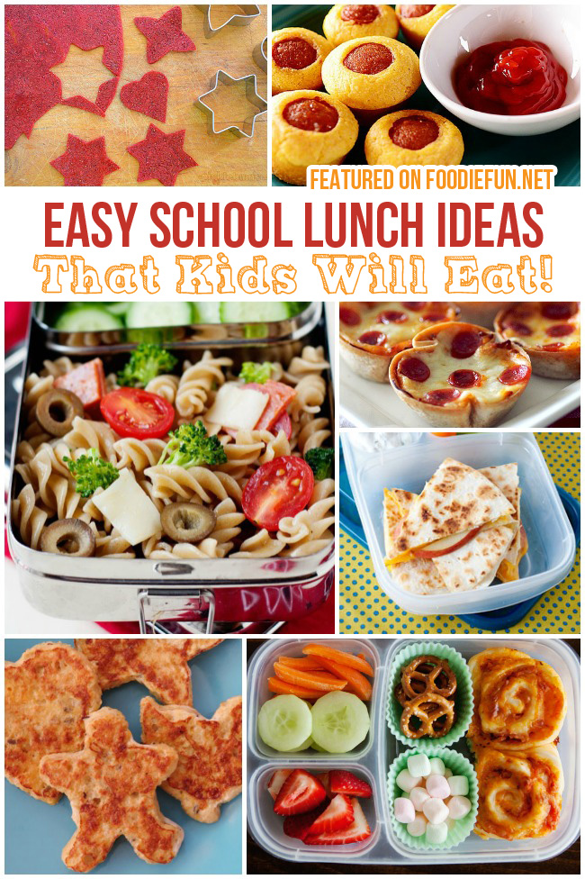 No Sandwich Lunch Ideas For Kids - Foodie Fun