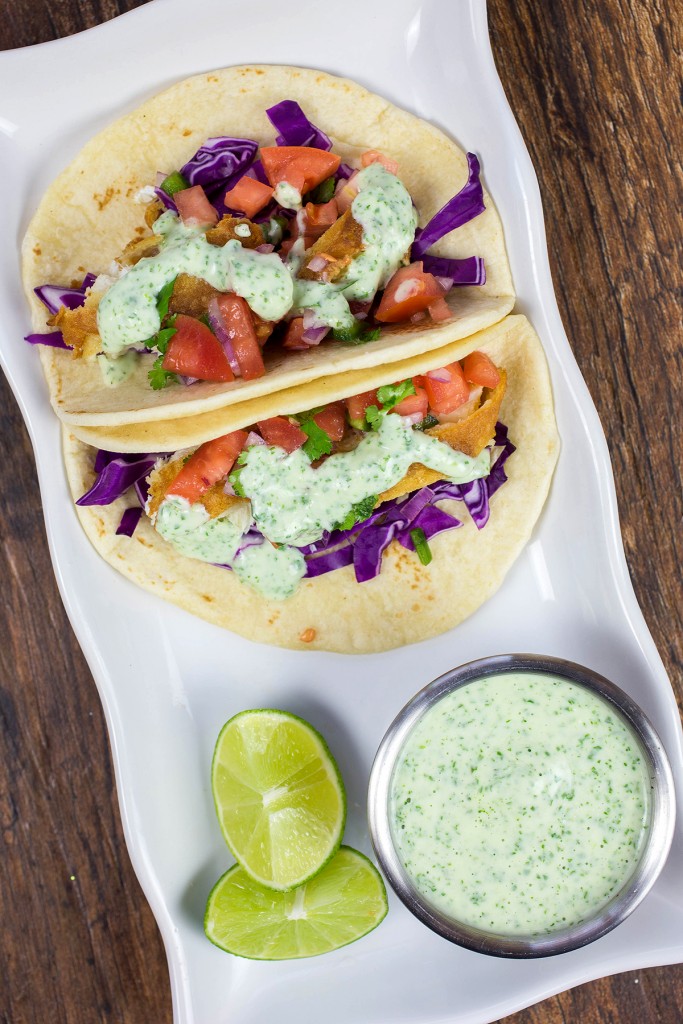 Fish Tacos with Creamy Jalapeno Sauce-5